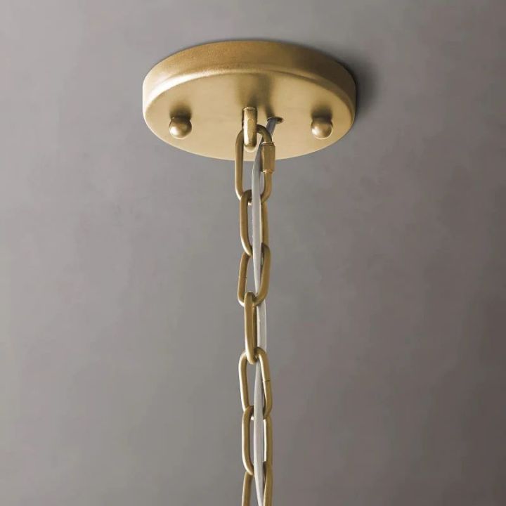 1920s Odeon Crystal Art Deco Square Chandelier 22"