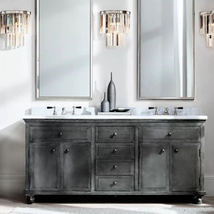 1920s Odeon Crystal Art Deco Wall Sconce