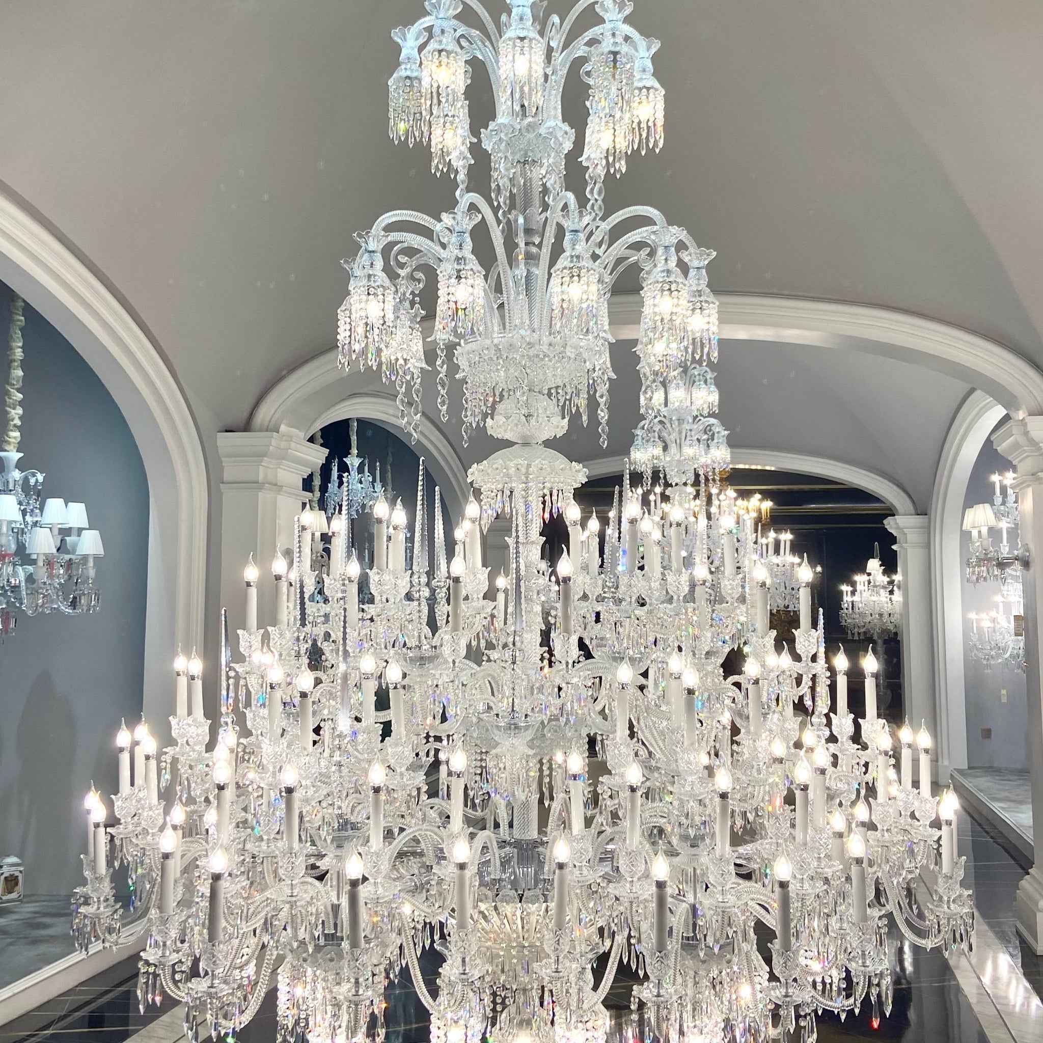 Luxury Large Multi Candles Chandelier Islam Crystal Ceiling Lighting Fixture For Living Room/ Hall Decoration-MEET LIGHTING