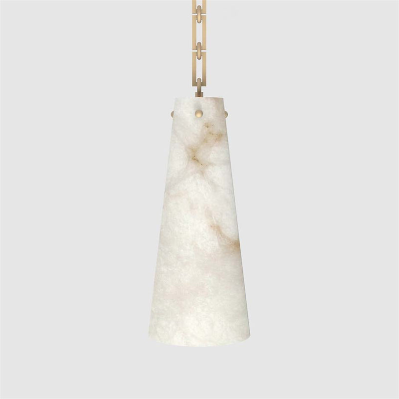 Luccas Contemporary Alabaster Pendant Light