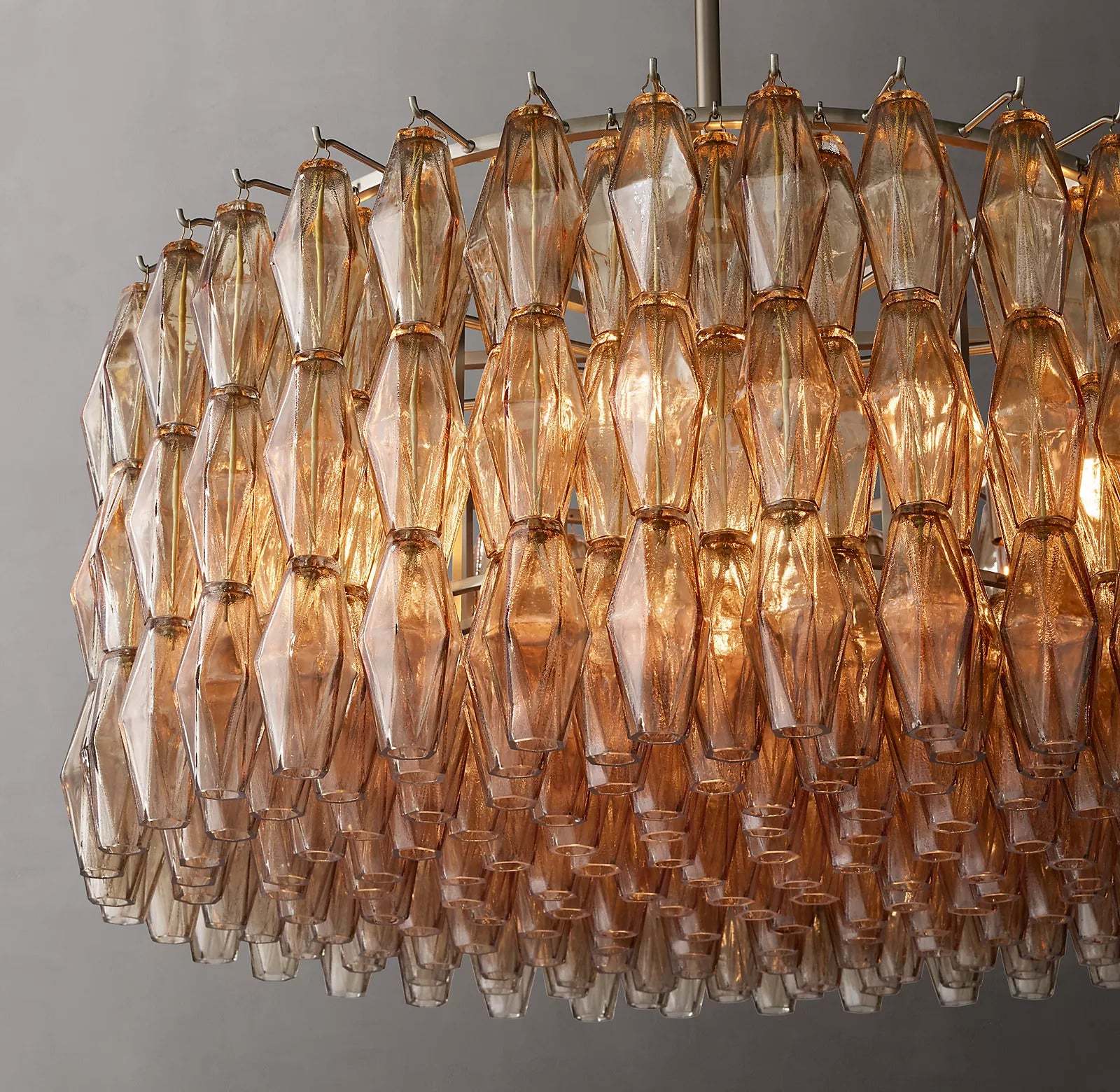 Chiaray Glass Round Chandelier 37"
