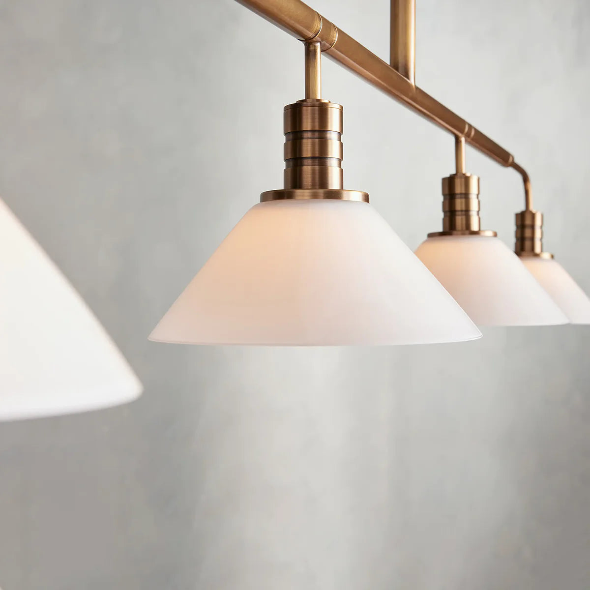 Art Glass Therona Linear Chandelier-MEET LIGHTING