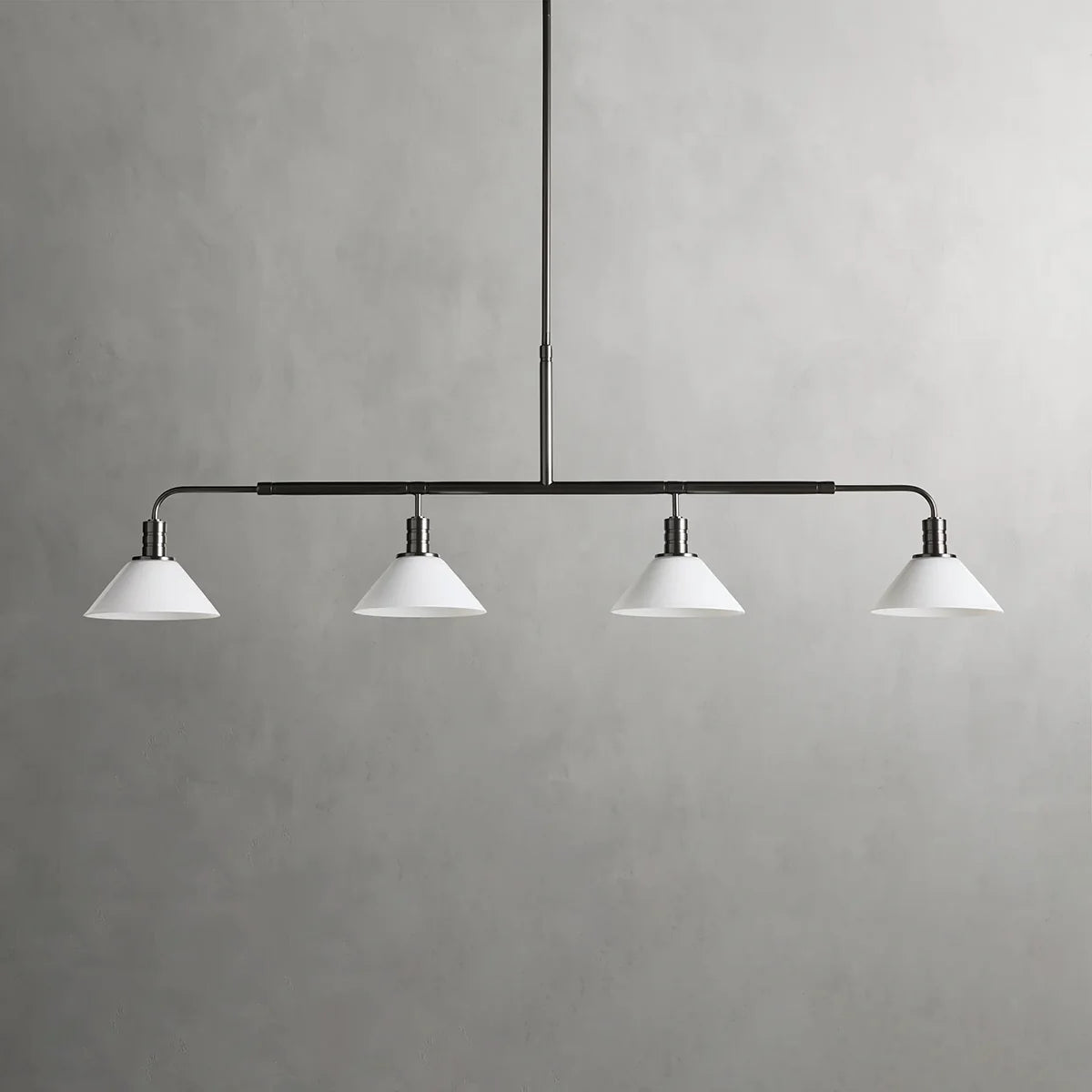 Art Glass Therona Linear Chandelier-MEET LIGHTING