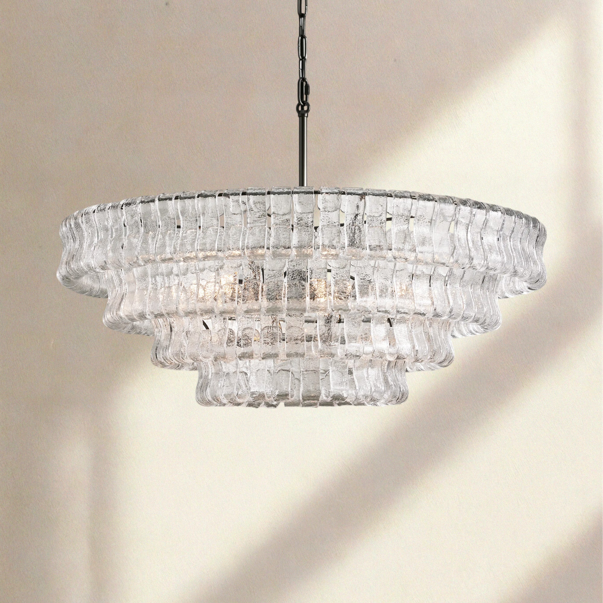 Ghiaccio Round Chandelier 24" 36" 48" 60"
