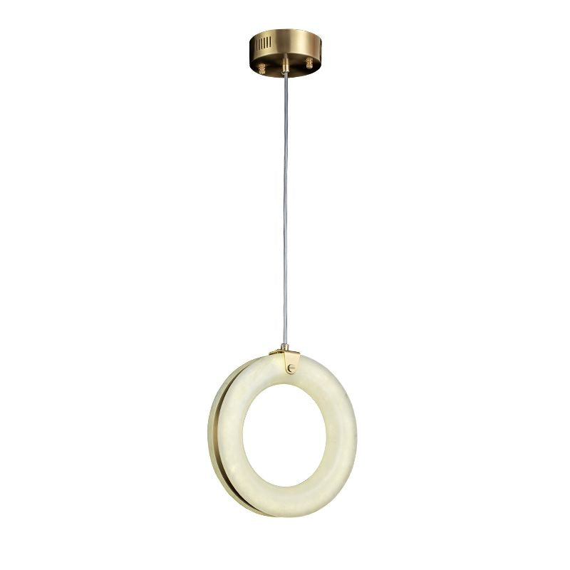 Alabaster Duplex Staircase Chandelier Light-MEET LIGHTING