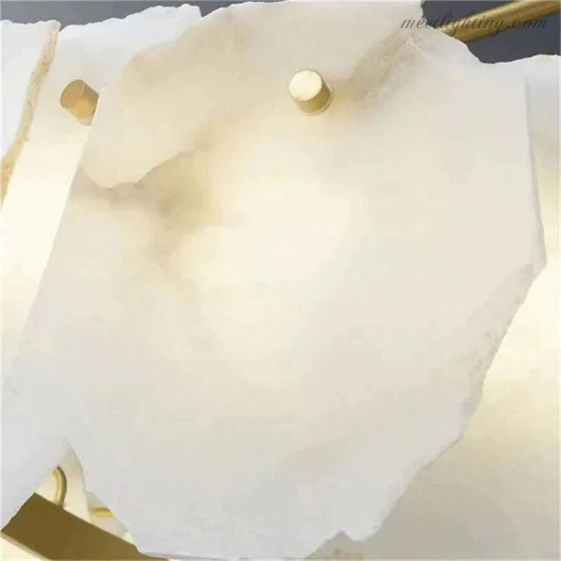 Alabaster Linear Chandelier (Rod)-MEET LIGHTING