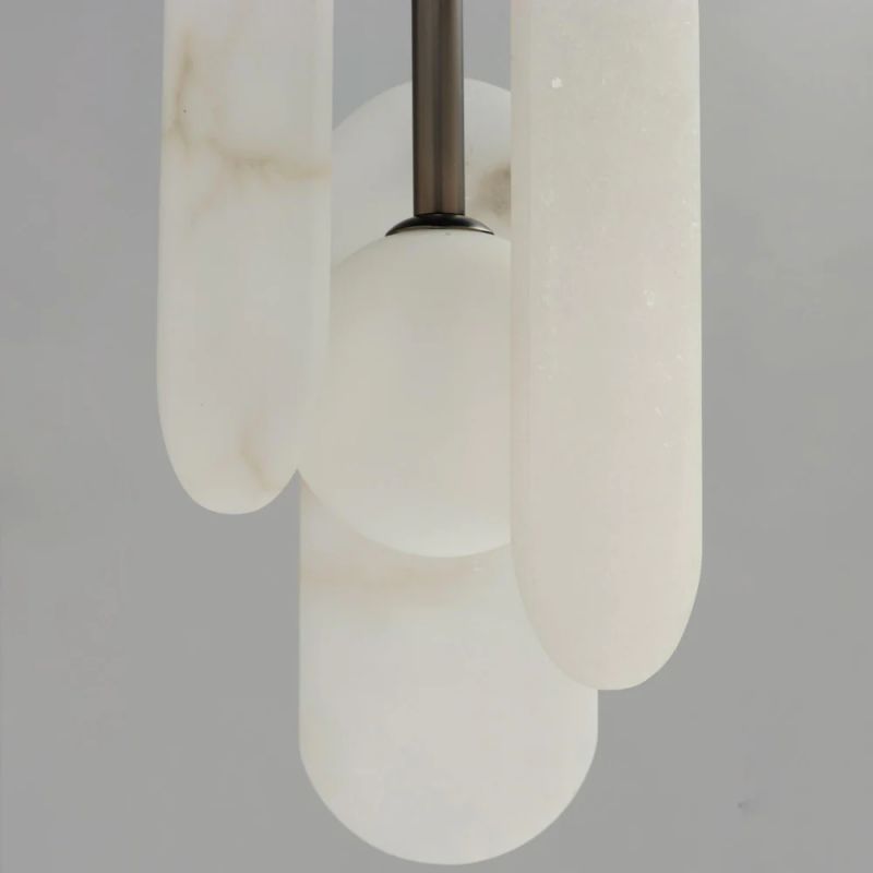 Alabaster Studio M Megalith 5-Light Chandelier-MEET LIGHTING