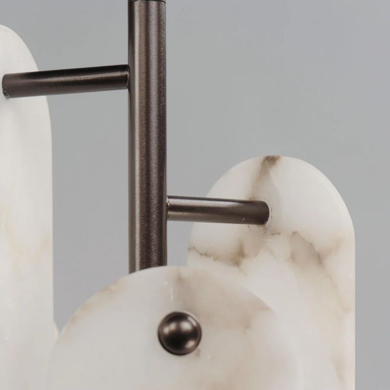 Alabaster Studio M Megalith 5-Light Chandelier-MEET LIGHTING