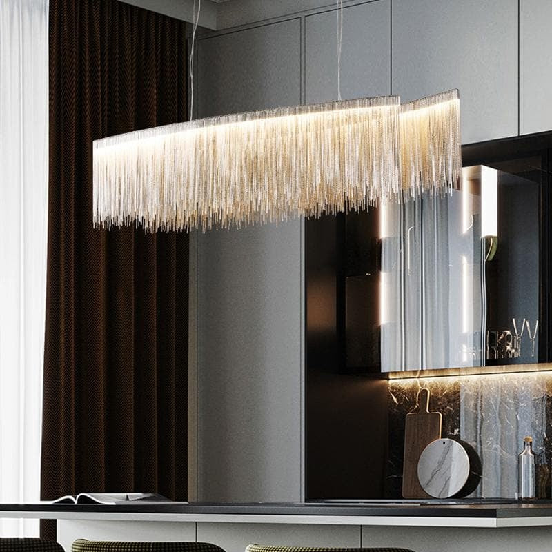Alisa Oval Chandelier-MEET LIGHTING