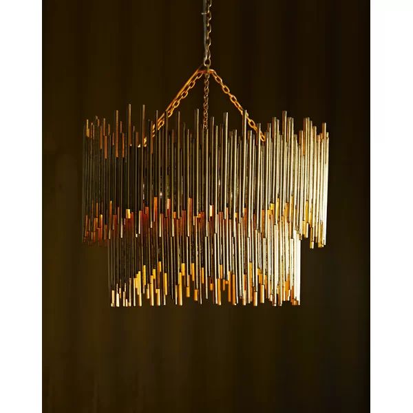 Althely 8 Lights 2-Tier Chandelier-MEET LIGHTING