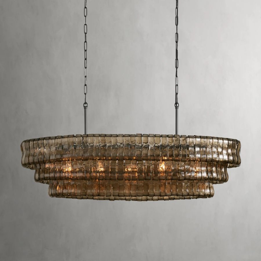 Amir Oval Chandelier-MEET LIGHTING