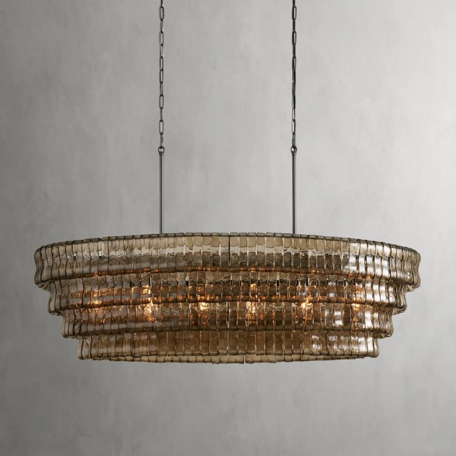 Amir Oval Chandelier-MEET LIGHTING