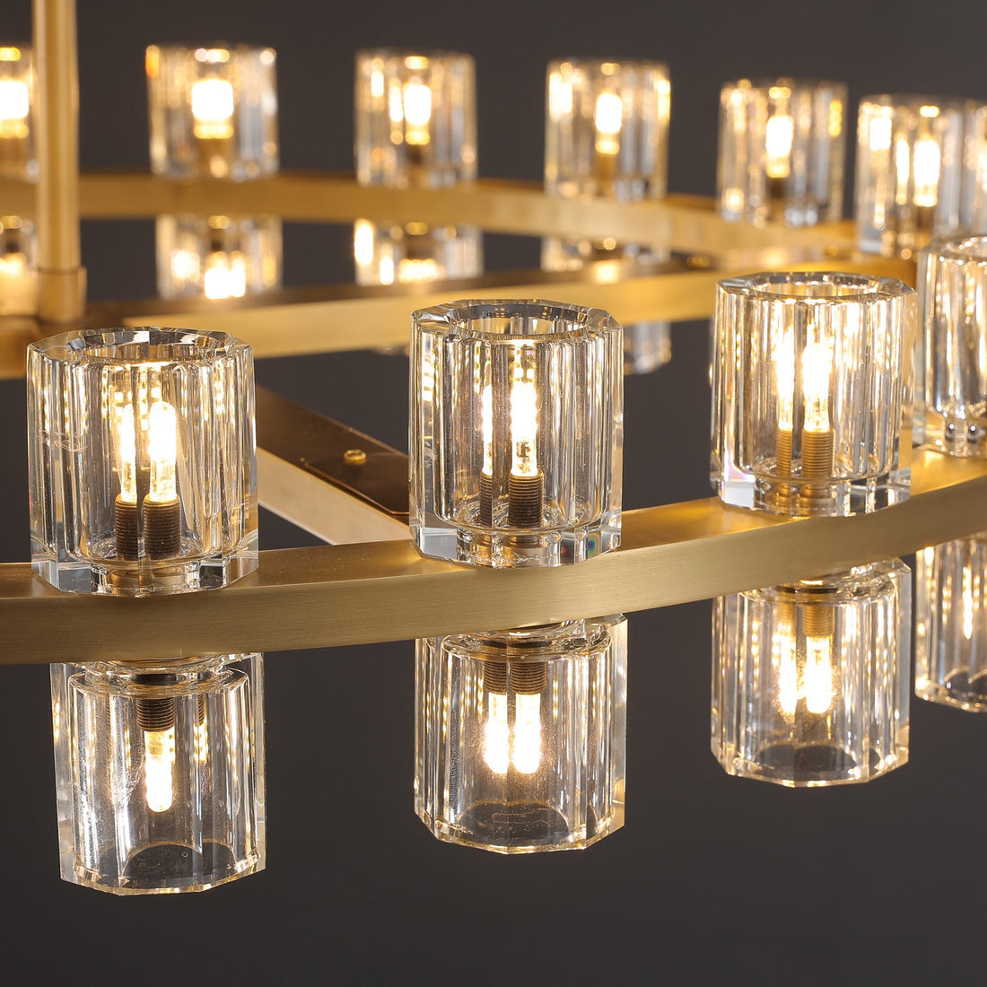 Arcachon Crystal Round Chandelier 36"-MEET LIGHTING