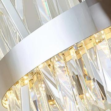 Arsen Crystal Round Chandelier-MEET LIGHTING