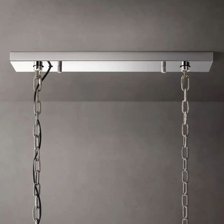 Harlow Calcite Rectangular Chandelier 42"
