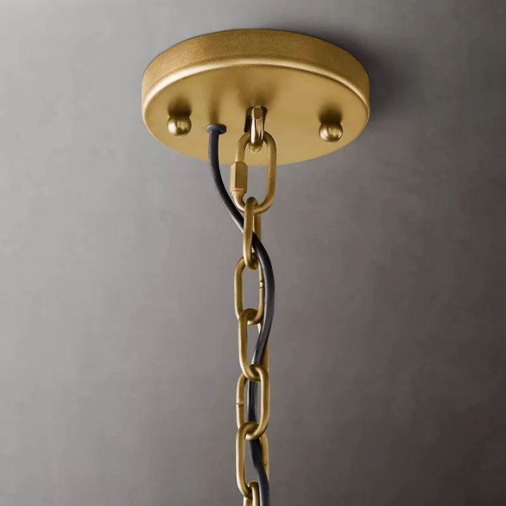 Harlow Calcite Round Chandelier 31"