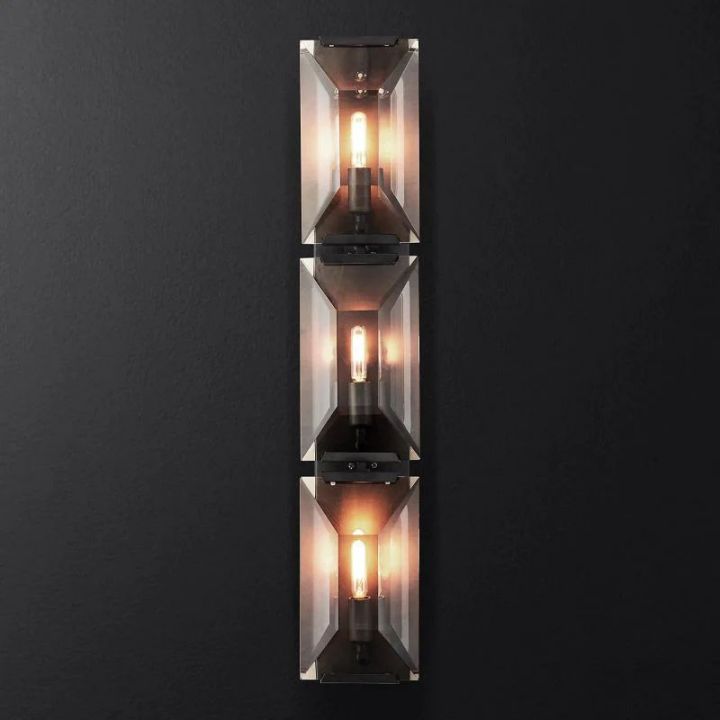 Harlow Crystal Triple Wall Sconce