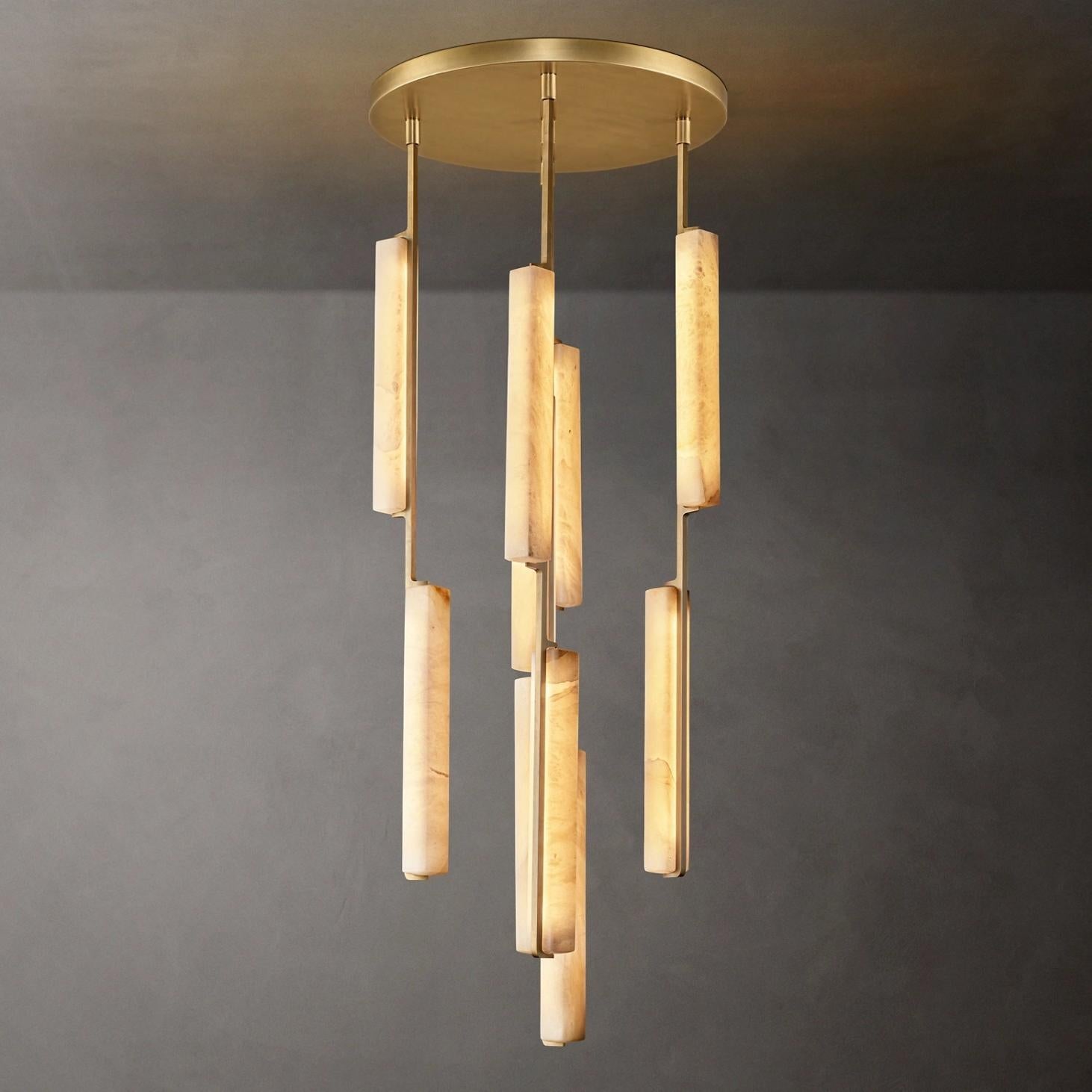 Audubon Alabaster Round Chandelier