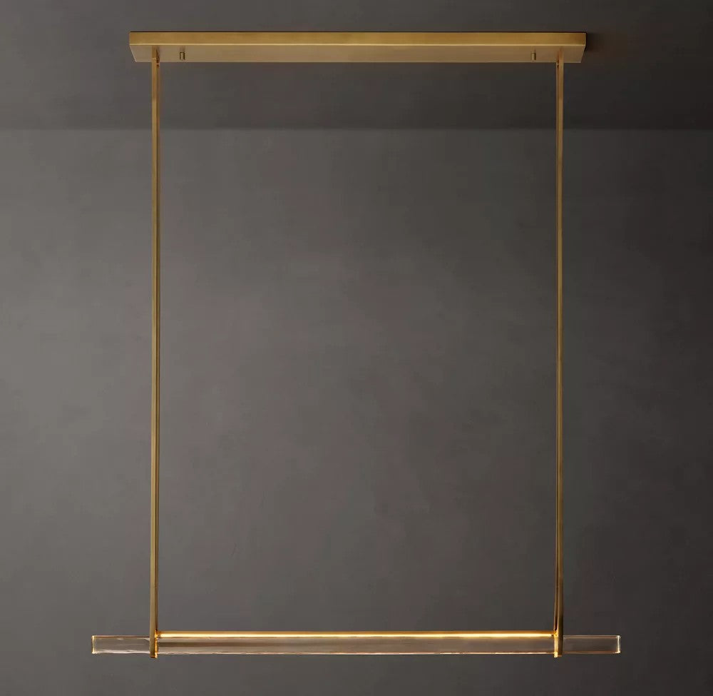 Audubon Single Bar Chandelier 60"