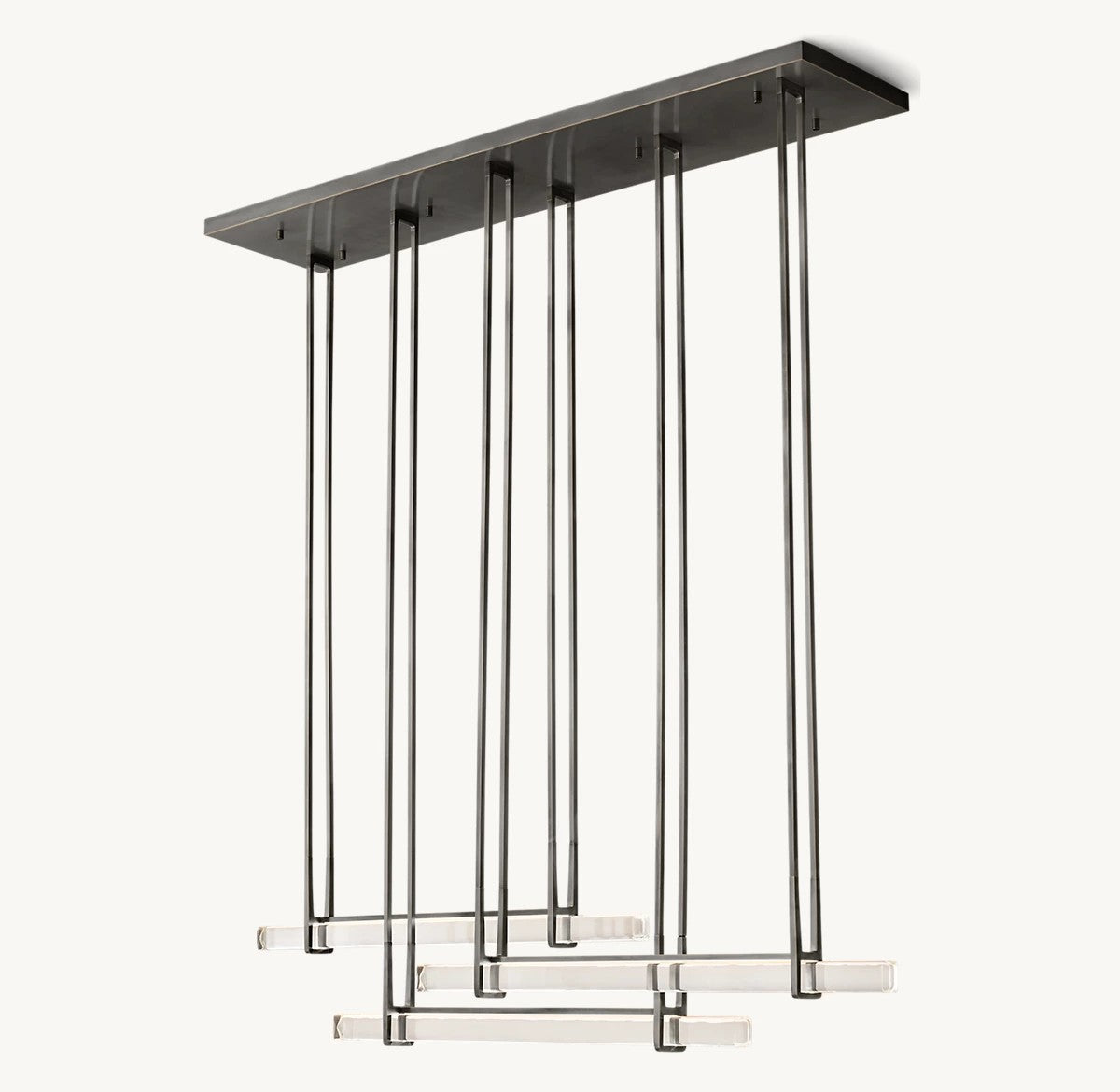 Audubon Triple Bar Chandelier