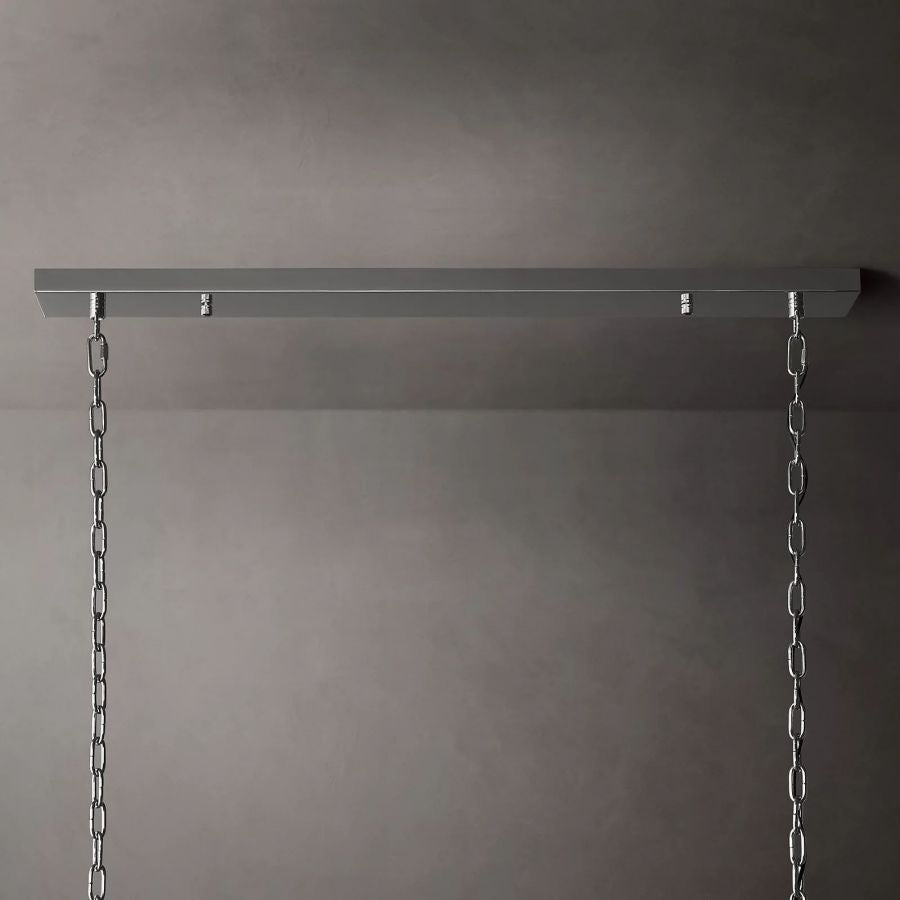 San Marco Rectangle Chandelier 54" 72"-MEET LIGHTING