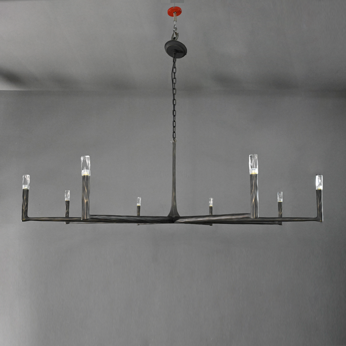 Thaddeus Forged Round Chandelier 36" 48” 60” 72”-MEET LIGHTING