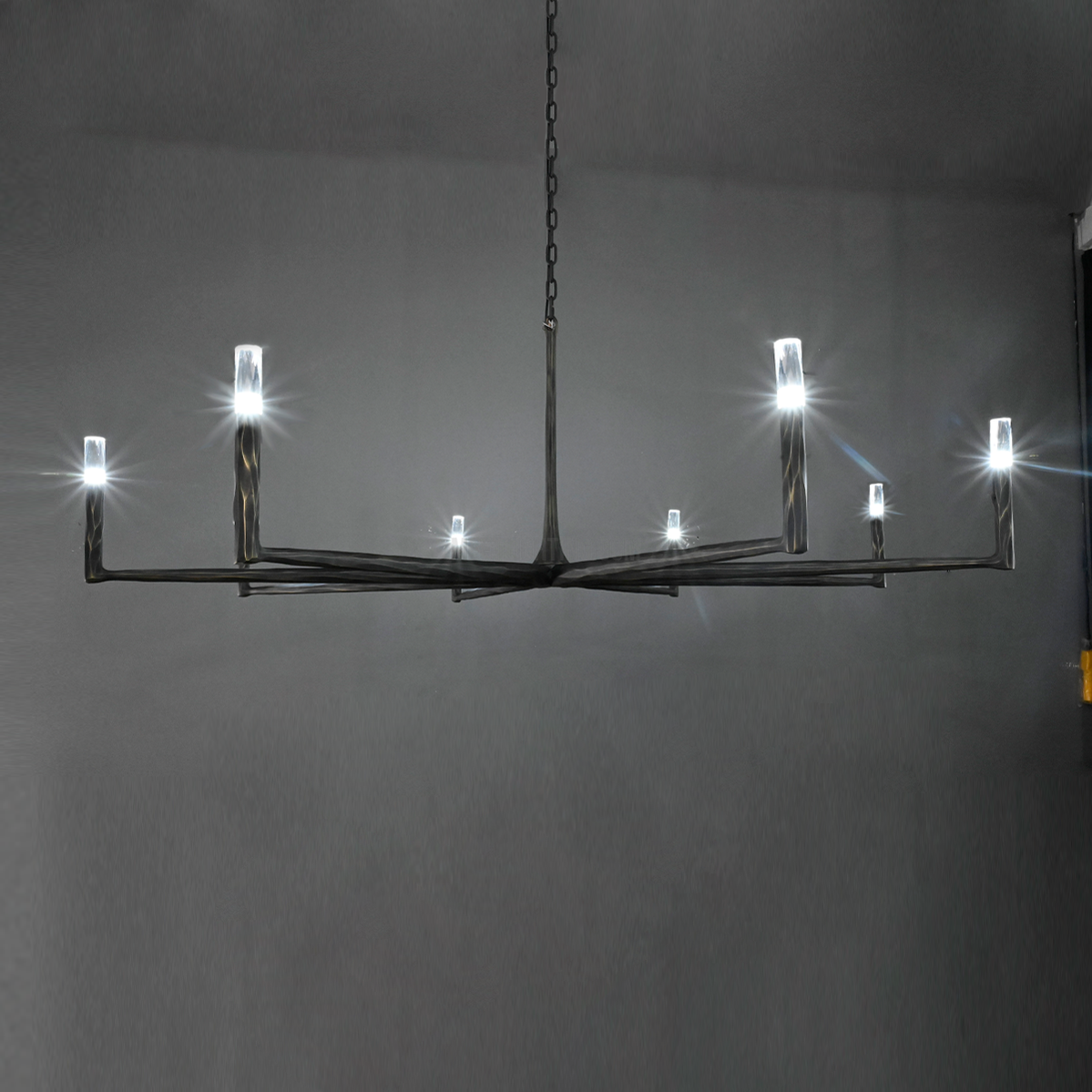 Thaddeus Forged Round Chandelier 36" 48” 60” 72”-MEET LIGHTING