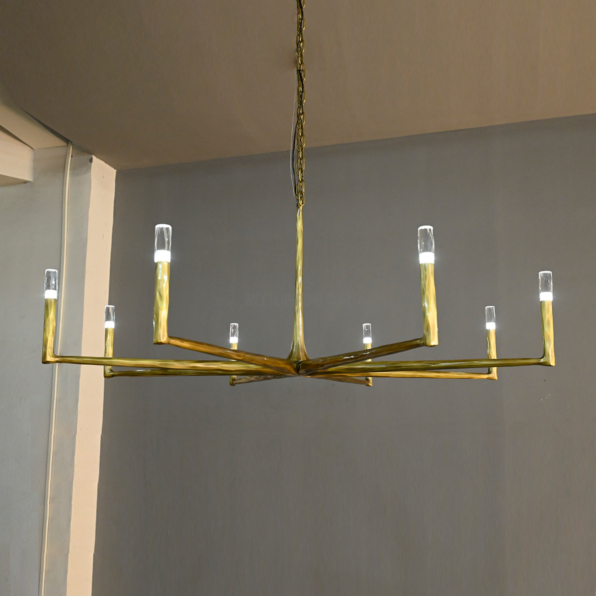 Thaddeus Forged Round Chandelier 36" 48” 60” 72”-MEET LIGHTING