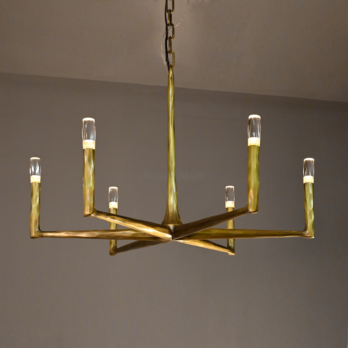 Thaddeus Forged Round Chandelier 36" 48” 60” 72”-MEET LIGHTING