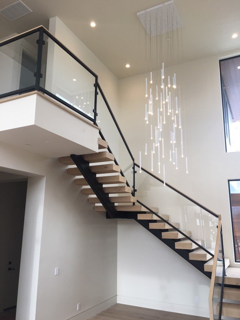 Bellini Square Tubular Pendant Light Chandelier-MEET LIGHTING