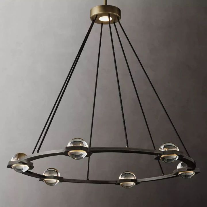 Eclatant Round Chandelier 36"