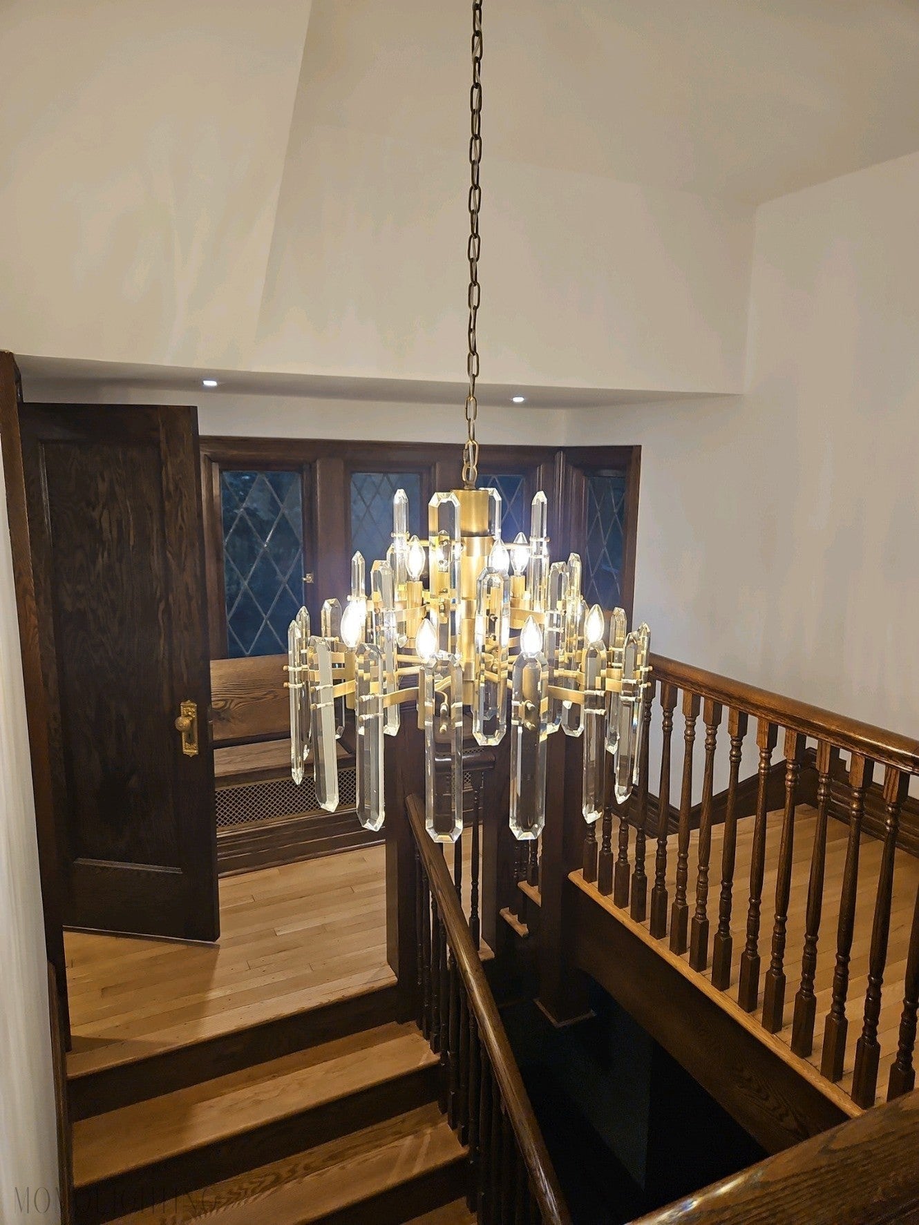 Bonnington Rectangular chandelier 54” 72"-Momo Lighting