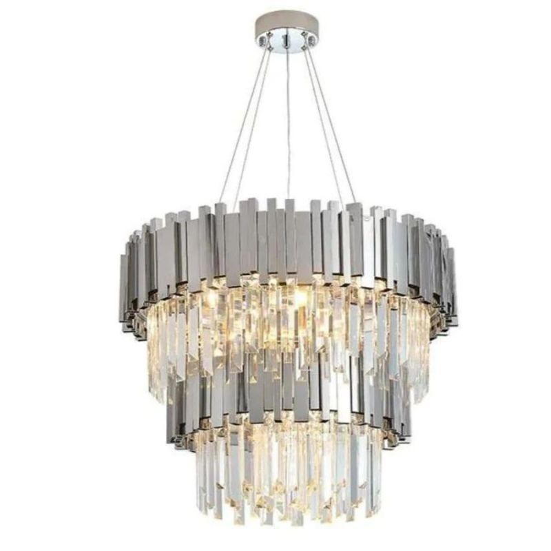 Bourbons Antoine Crystal Round Chandelier-MEET LIGHTING