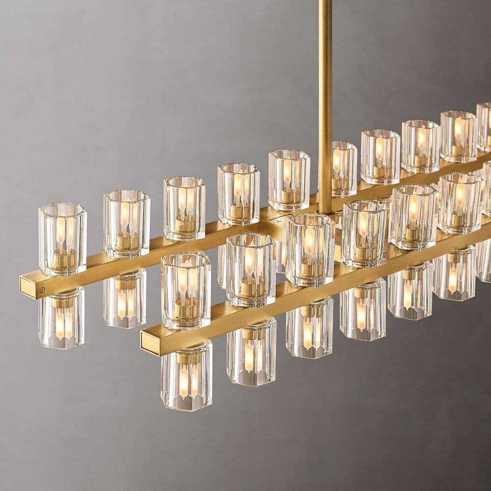 Arcachon Rectangle Chandelier-MEET LIGHTING