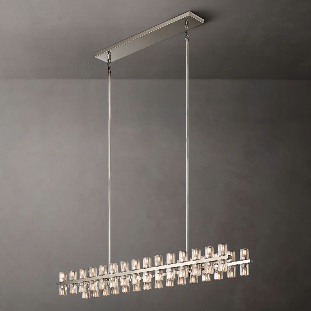 Arcachon Rectangle Chandelier-MEET LIGHTING