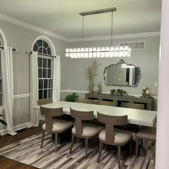 Arcachon Rectangle Chandelier-MEET LIGHTING