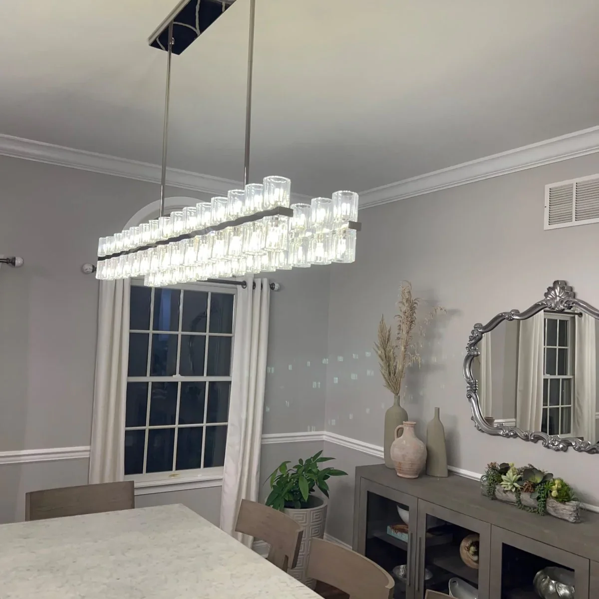 Arcachon Rectangle Chandelier-MEET LIGHTING