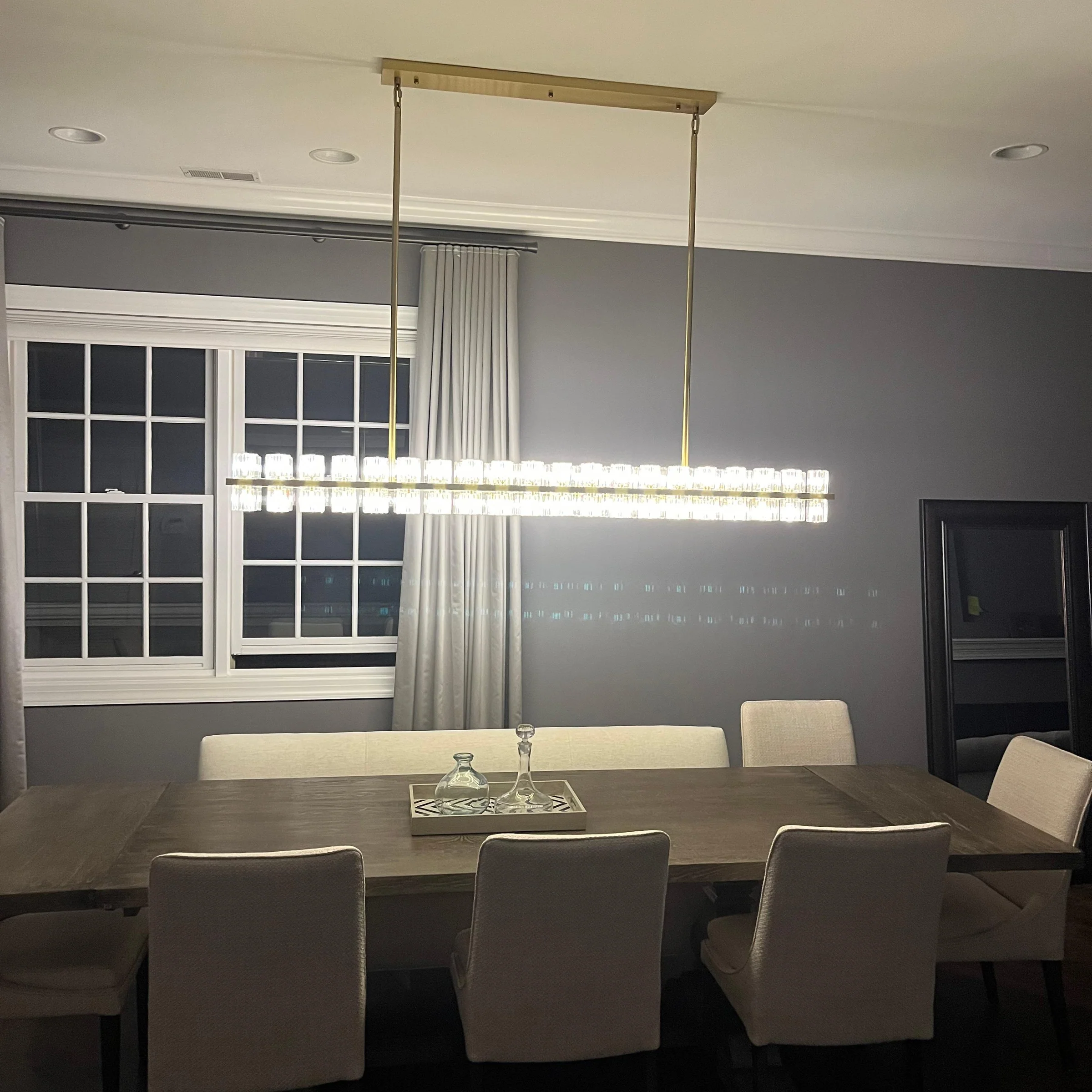 Arcachon Rectangle Chandelier-MEET LIGHTING