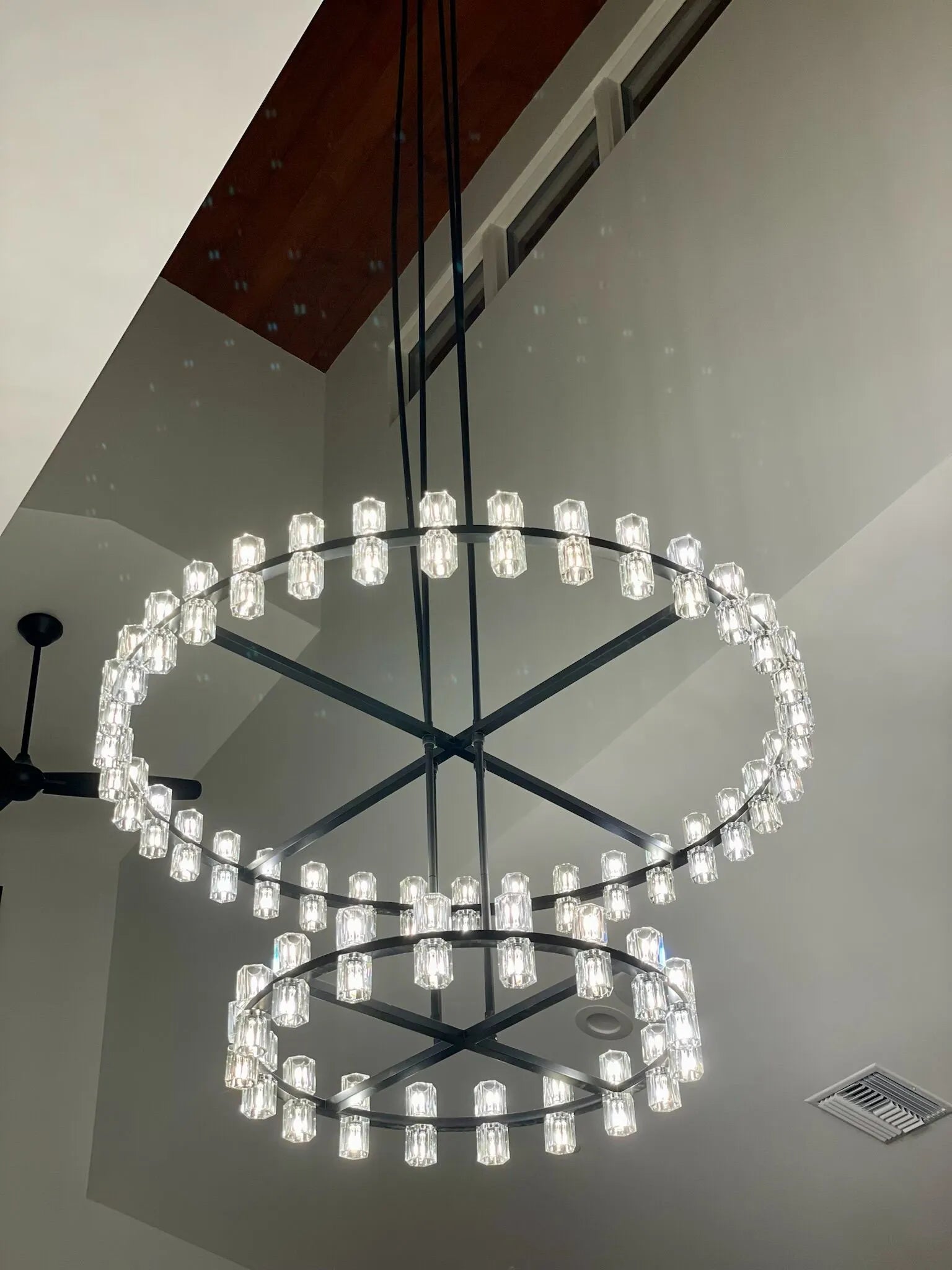 Arcachon Round Crystal Chandelier For Living Room Dining Room-MEET LIGHTING