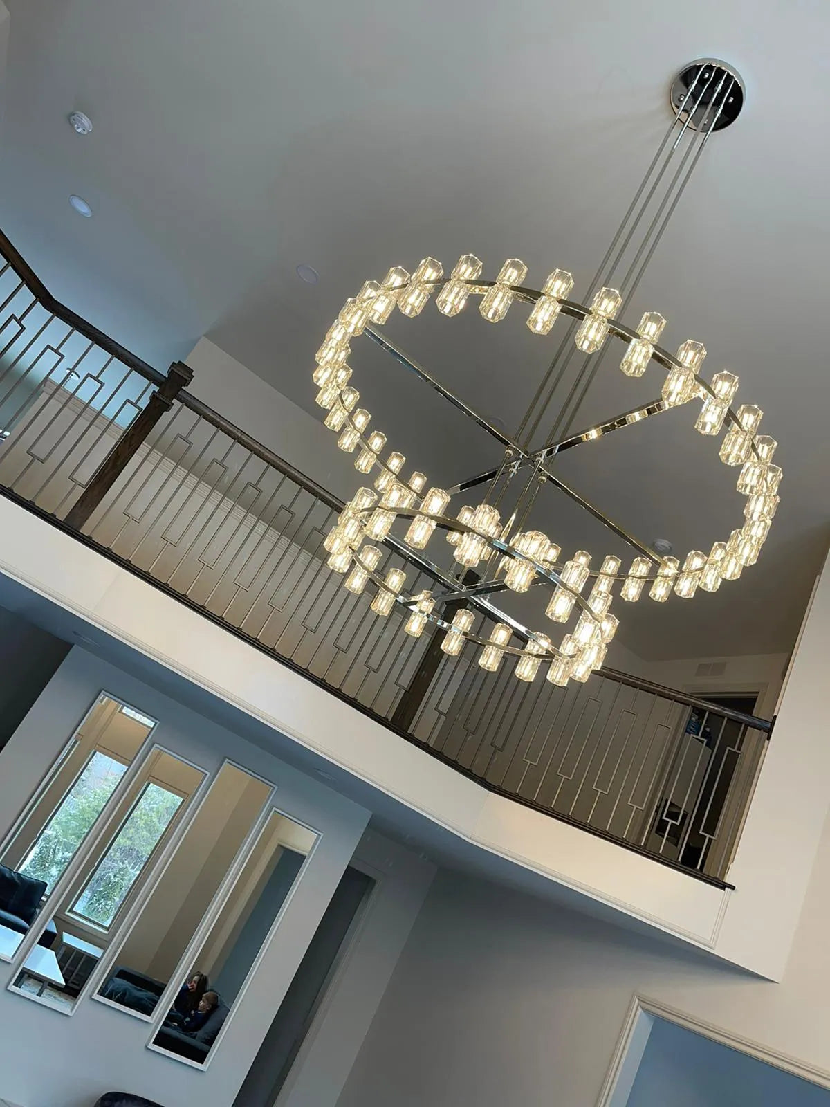 Arcachon Round Crystal Chandelier For Living Room Dining Room-MEET LIGHTING