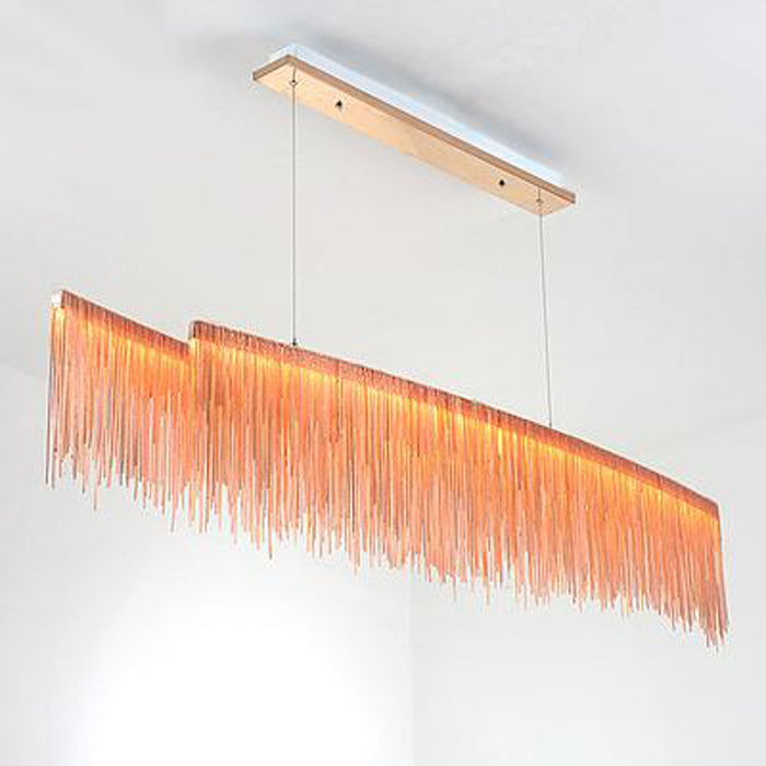 Bunny Aluminum Chain Tassel Chandelier-MEET LIGHTING