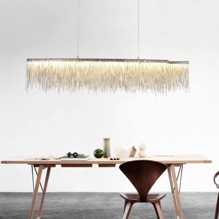 Bunny Aluminum Chain Tassel Chandelier-MEET LIGHTING