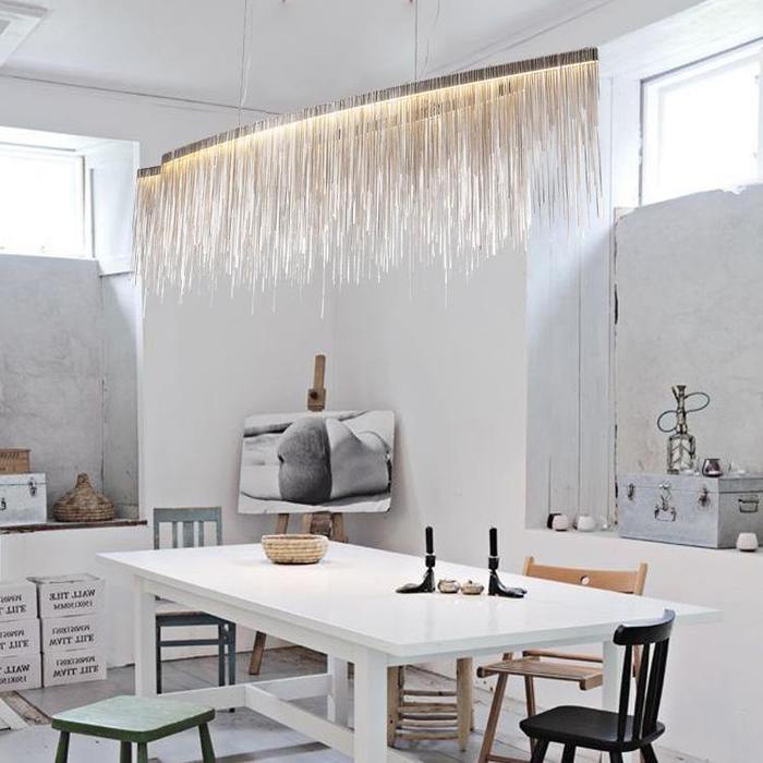 Bunny Aluminum Chain Tassel Chandelier-MEET LIGHTING