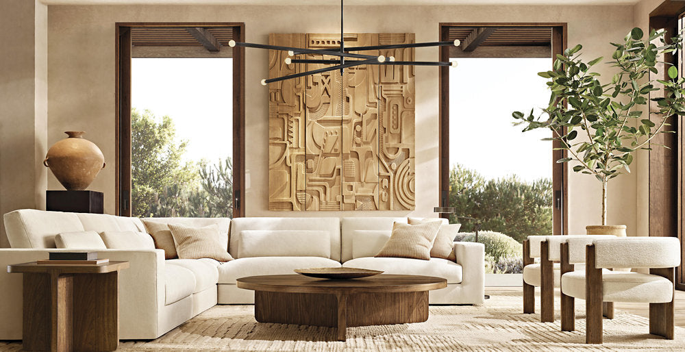 ROUSSEAU 8-LIGHT MOBILE ORB CHANDELIER