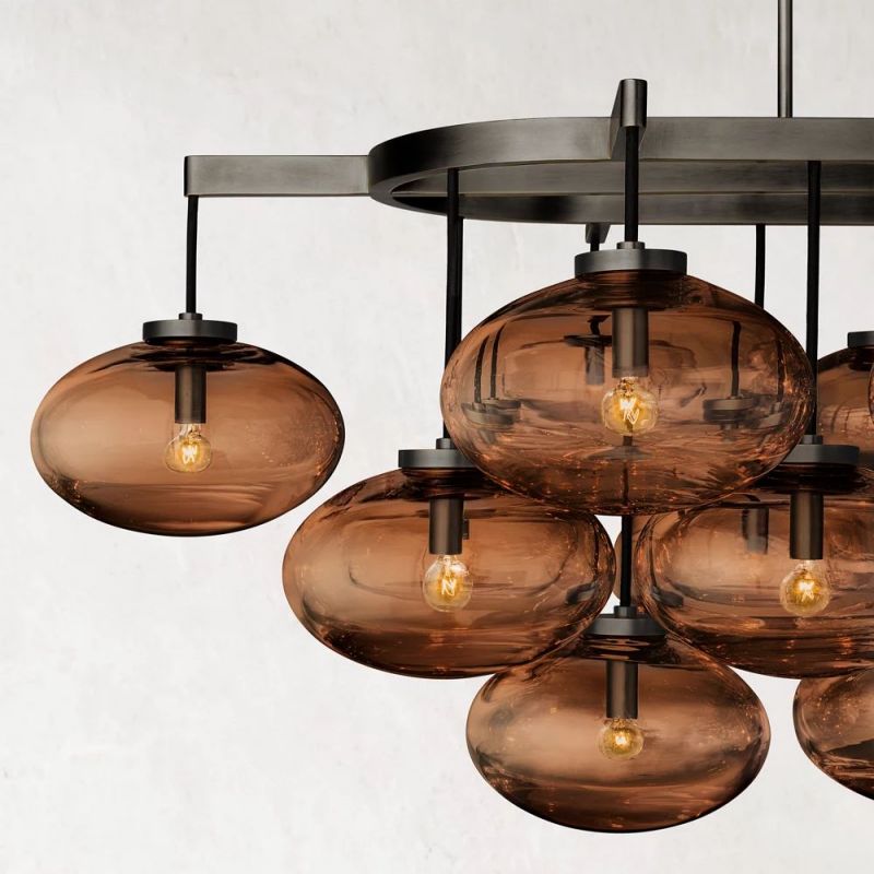 Cabrette Linear Chandelier 72"-MEET LIGHTING