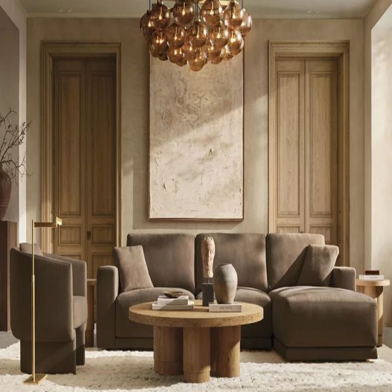 Cabrette Round Chandelier 60"-MEET LIGHTING