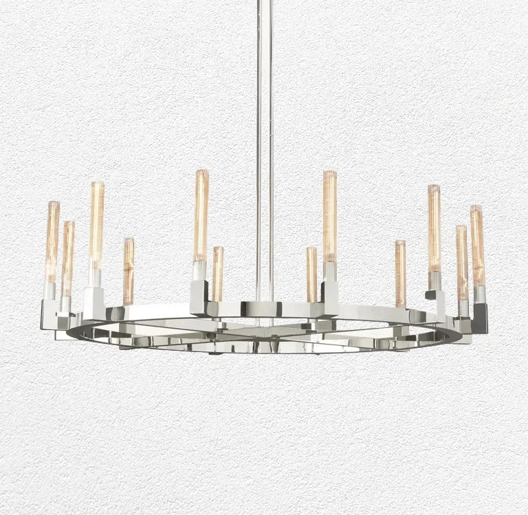 Cannel Round Chandelier 60"-MEET LIGHTING