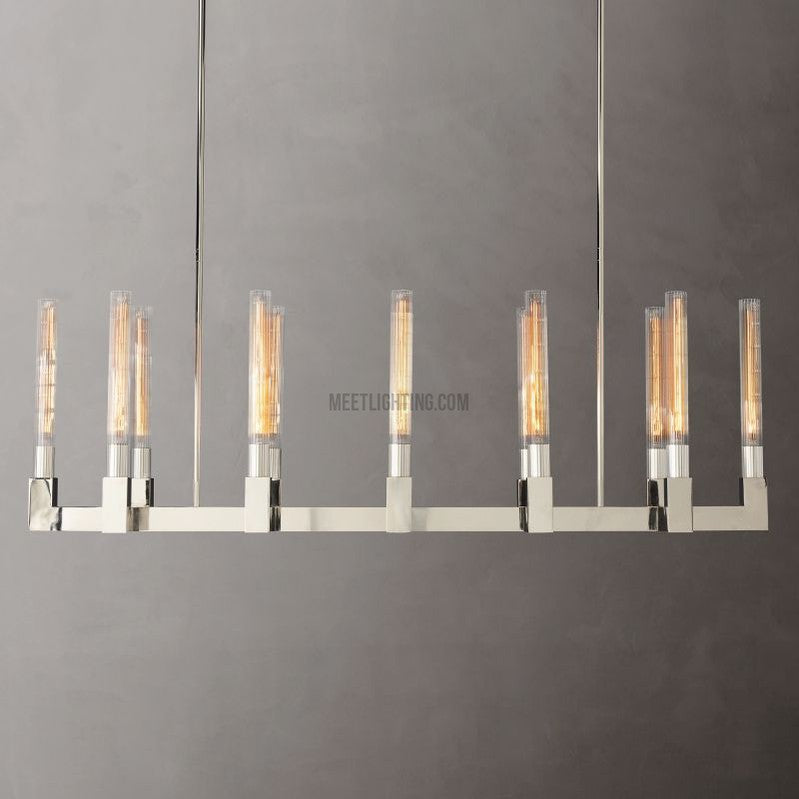 Cannele Linear Chandelier 55"-MEET LIGHTING