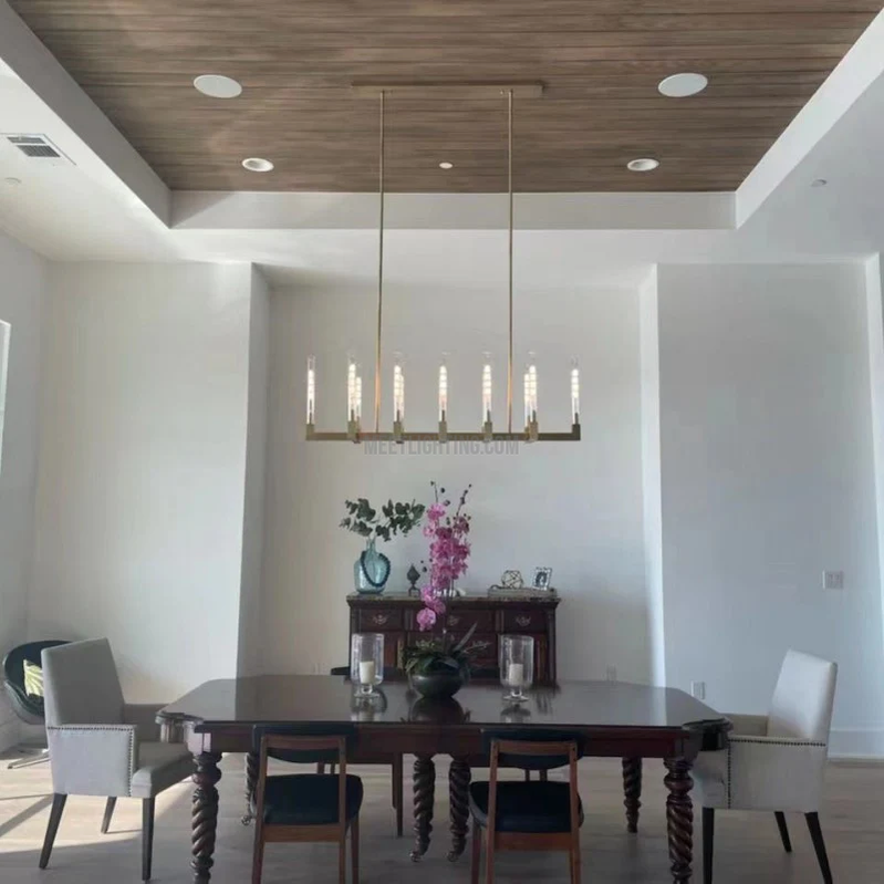 Cannele Linear Chandelier 55"-MEET LIGHTING