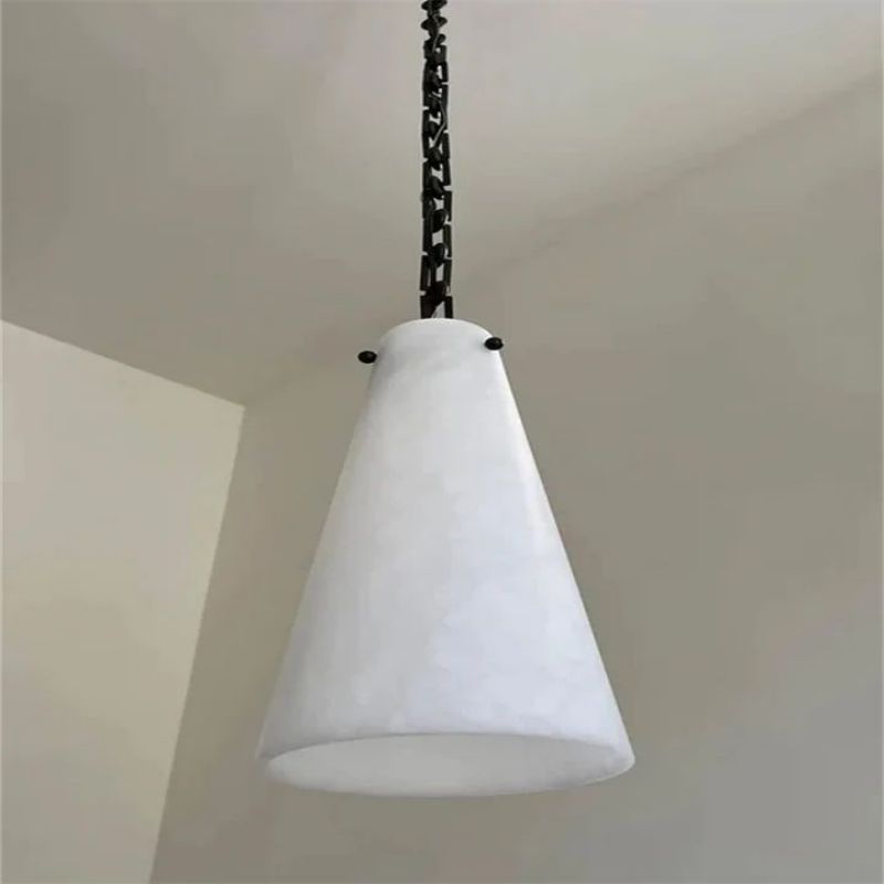 Lucia Marble Modern 3-Light Chandelier-MEET LIGHTING